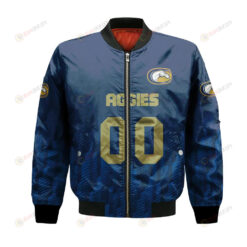 UC Davis Aggies Bomber Jacket 3D Printed Team Logo Custom Text And Number