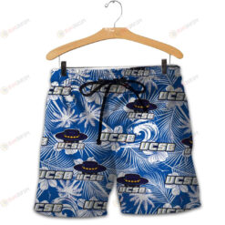 UC Santa Barbara Gauchos Men Shorts Tropical Seamless