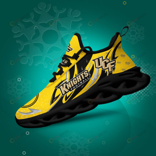 UCF Knights Logo Pattern 3D Max Soul Sneaker Shoes In Yellow