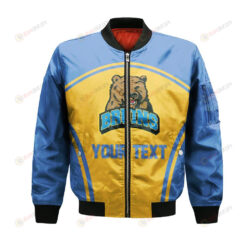 UCLA Bruins Bomber Jacket 3D Printed Custom Text And Number Curve Style Sport