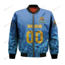 UCLA Bruins Bomber Jacket 3D Printed Team Logo Custom Text And Number