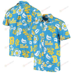 UCLA Bruins Floral Button-Up 3D Hawaiian Shirt SH1