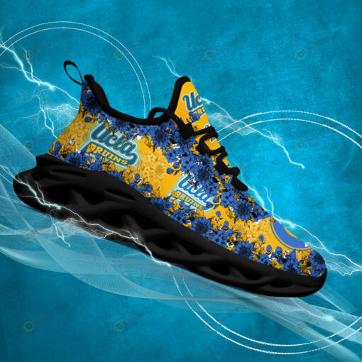 UCLA Bruins Logo Flower Pattern 3D Max Soul Sneaker Shoes