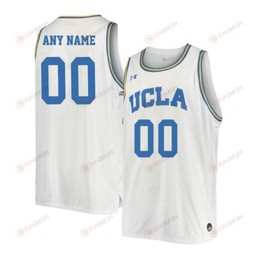 UCLA Bruins Retro Elite Basketball Men Custom Jersey - White