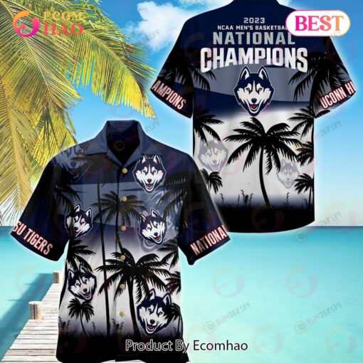 UConn Huskies NCAA Men?? Basketball National Champions Hawaiian Shirt SH1