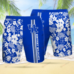 UK Kentucky Wildcats In Blue Theme Hawaiian Shorts Summer Shorts Men Shorts - Print Shorts