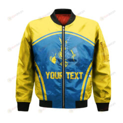 UMKC Kangaroos Bomber Jacket 3D Printed Custom Text And Number Curve Style Sport