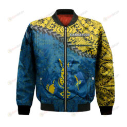 UMKC Kangaroos Bomber Jacket 3D Printed Grunge Polynesian Tattoo