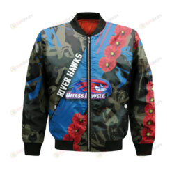 UMass Lowell River Hawks Bomber Jacket 3D Printed Sport Style Keep Go on