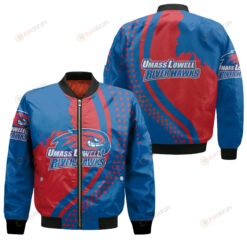 UMass Lowell River Hawks - USA Map Bomber Jacket 3D Printed