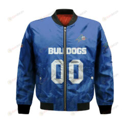UNC Asheville Bulldogs Bomber Jacket 3D Printed Team Logo Custom Text And Number