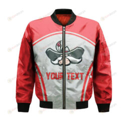 UNLV Rebels Bomber Jacket 3D Printed Custom Text And Number Curve Style Sport