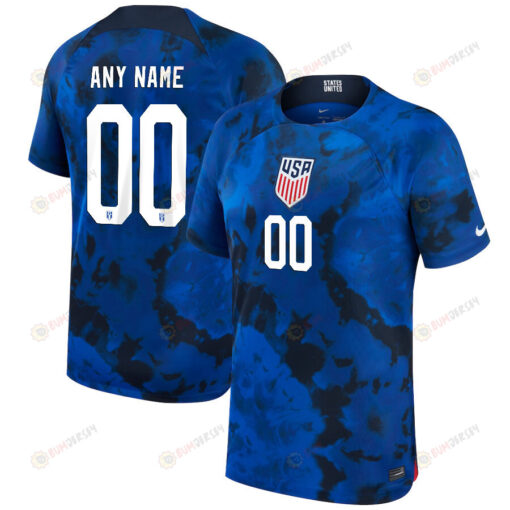 USA National Team 2022-23 Qatar World Cup 00 Away Youth Jersey