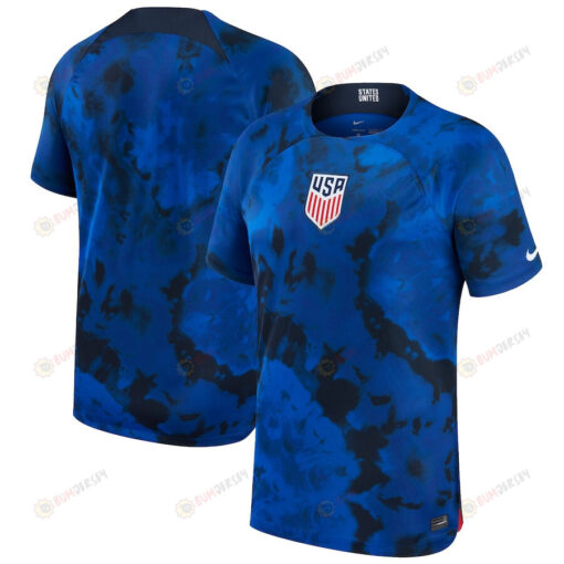 USA National Team 2022-23 Qatar World Cup Away Youth Jersey - Royal