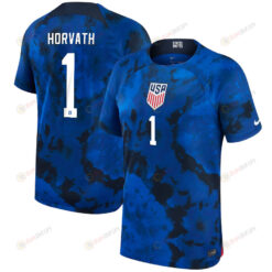 USA National Team 2022-23 Qatar World Cup Ethan Horvath 1 Away Men Jersey