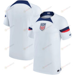 USA National Team 2022-23 Qatar World Cup Home Youth Jersey - White