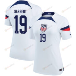 USA National Team 2022-23 Qatar World Cup Josh Sargent 19 Home Women Jersey