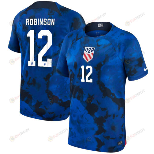 USA National Team 2022-23 Qatar World Cup Miles Robinson 12 Away Men Jersey