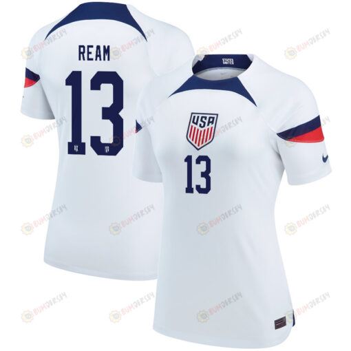 USA National Team 2022-23 Qatar World Cup Tim Ream 13 Home Women Jersey