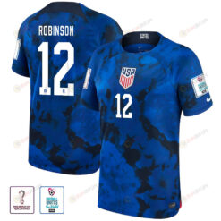 USA National Team FIFA World Cup Qatar 2022 Patch Miles Robinson 12 Away Men Jersey