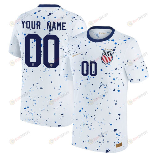 USA Women's National Team 2023-24 World Cup Custom 00 Home Men Jersey