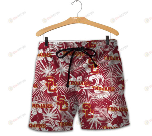 USC Trojans Men Shorts Tropical Seamless