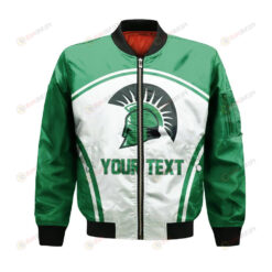 USC Upstate Spartans Bomber Jacket 3D Printed Custom Text And Number Curve Style Sport