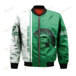 USC Upstate Spartans Bomber Jacket 3D Printed Half Style