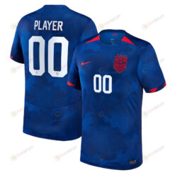 USWNT 2023 Away Men Custom Jersey - Royal