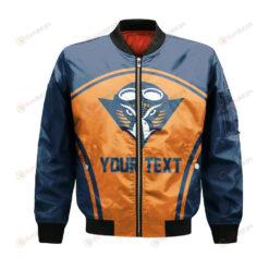 UT Martin Skyhawks Bomber Jacket 3D Printed Custom Text And Number Curve Style Sport