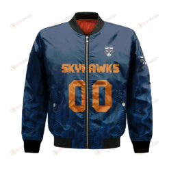 UT Martin Skyhawks Bomber Jacket 3D Printed Team Logo Custom Text And Number