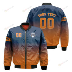 UT Martin Skyhawks Fadded Bomber Jacket 3D Printed