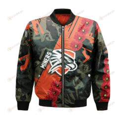 UTEP Miners Bomber Jacket 3D Printed Sport Style Keep Go on