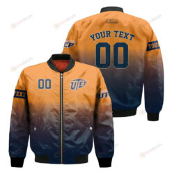 UTEP Miners Fadded Bomber Jacket 3D Printed