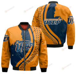 UTEP Miners - USA Map Bomber Jacket 3D Printed