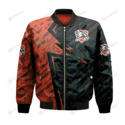 UTPB Falcons Bomber Jacket 3D Printed Abstract Pattern Sport