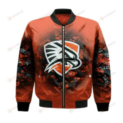 UTPB Falcons Bomber Jacket 3D Printed Camouflage Vintage