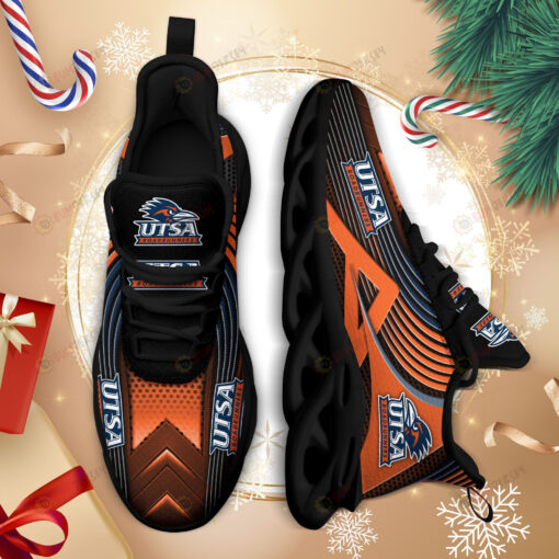 UTSA Roadrunners Logo Thin Stripe Pattern 3D Max Soul Sneaker Shoes