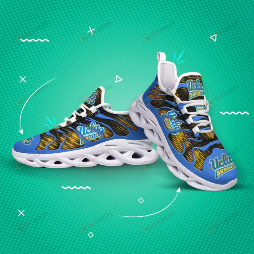 Ucla Bruins Logo Hole Pattern 3D Max Soul Sneaker Shoes In Blue