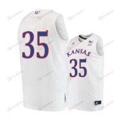 Udoka Azubuike 35 Kansas Jayhawks Basketball Men Jersey - White