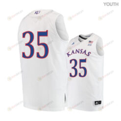 Udoka Azubuike 35 Kansas Jayhawks Basketball Youth Jersey - White