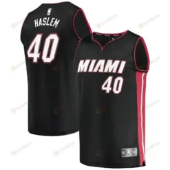 Udonis Haslem Miami Heat Fast Break Player Jersey - Icon Edition - Black