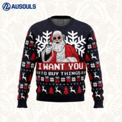 Uncle Santa Claus Ugly Sweaters For Men Women Unisex