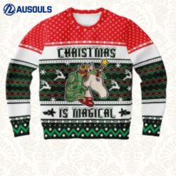 Unicorn Is Magical Christmas Ugly Sweaters For Men Women Unisex