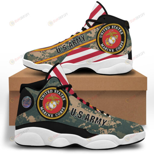 Us Army Marine Corps Air Jordan 13 Sneakers Sport Shoes