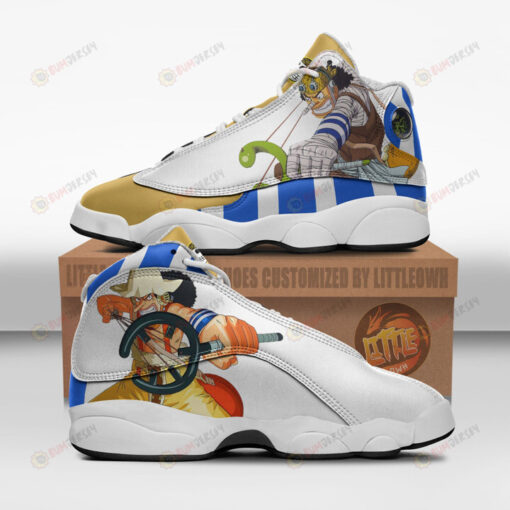 Usopp Shoes One Piece Anime Air Jordan 13 Shoes Sneakers