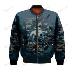 Utah State Aggies Bomber Jacket 3D Printed Camouflage Vintage