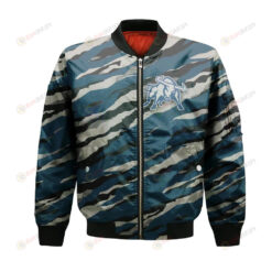 Utah State Aggies Bomber Jacket 3D Printed Sport Style Team Logo Pattern