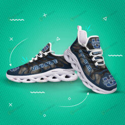 Utah State Aggies Logo Hole Pattern 3D Max Soul Sneaker Shoes In Blue