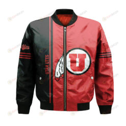 Utah Utes Bomber Jacket 3D Printed Half Style